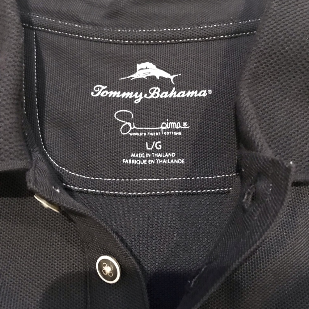 🌴 TOMMY BAHAMA - Black Size  Large - Picture 6 of 7